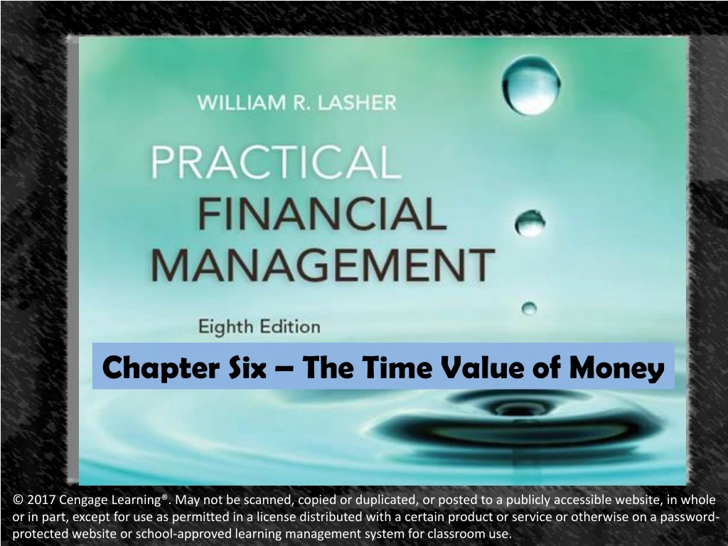 chapter six the time value of money