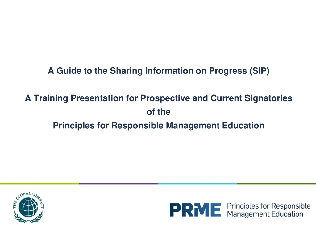 a guide to the sharing information on progress