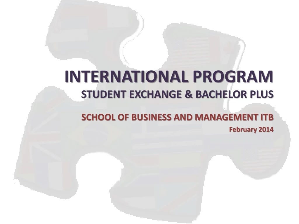 international program student exchange bachelor plus