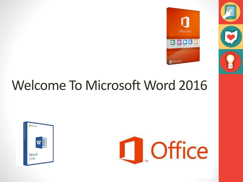 welcome to microsoft word 2016
