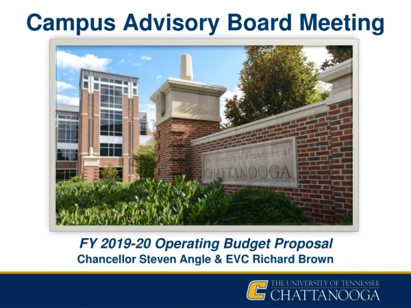 Campus Advisory Board Meeting