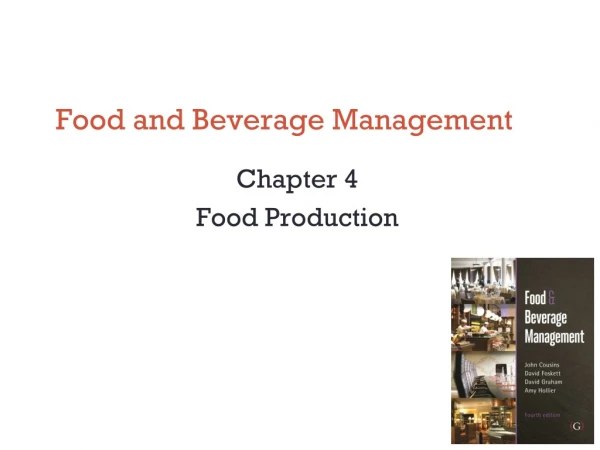 Food and Beverage Management