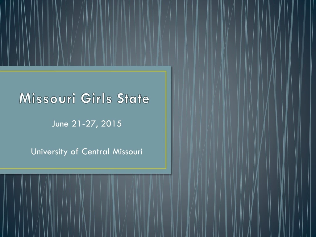 missouri girls state