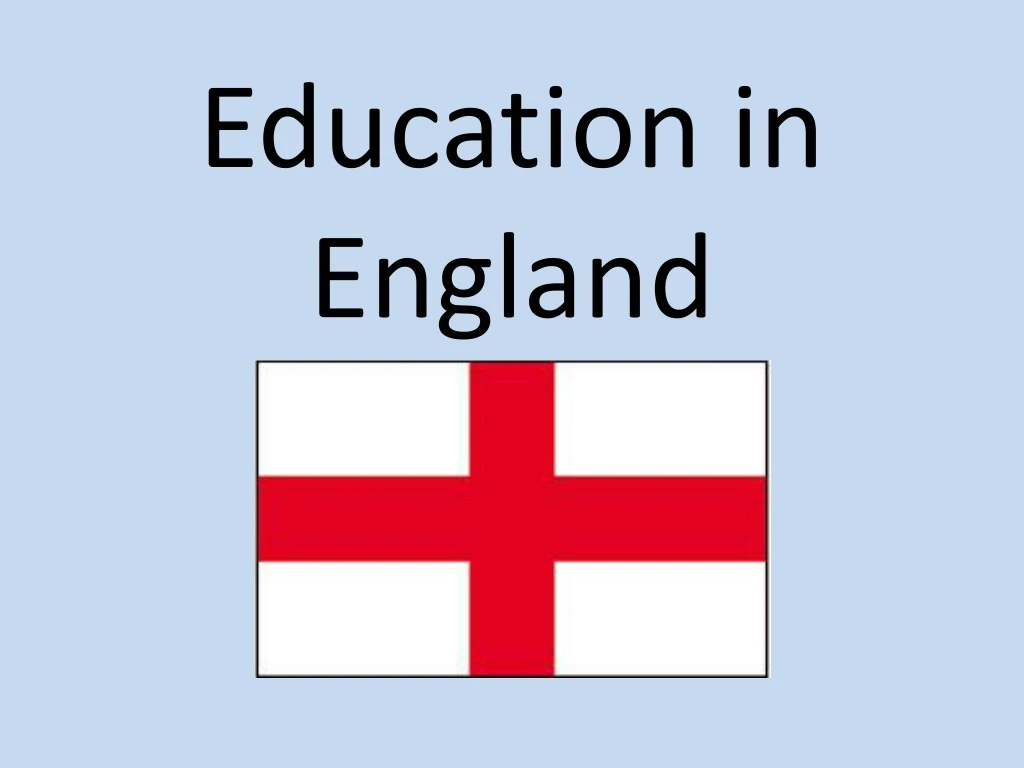 education in england