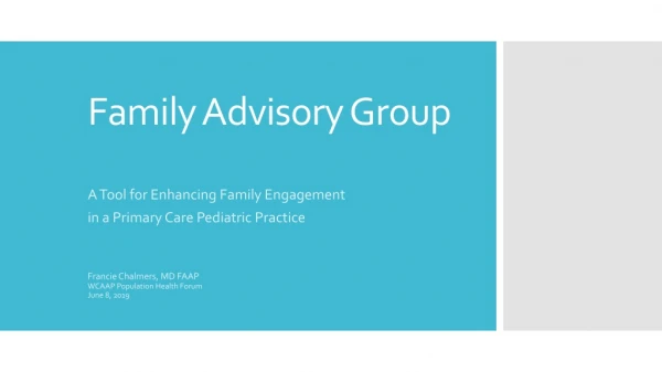 Family Advisory Group