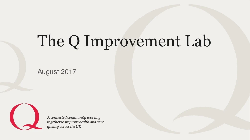 the q improvement lab