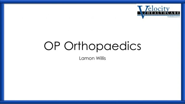 OP Orthopaedics