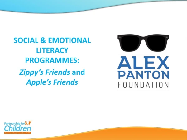 SOCIAL &amp; EMOTIONAL LITERACY PROGRAMMES: Zippy’s Friends and Apple’s Friends