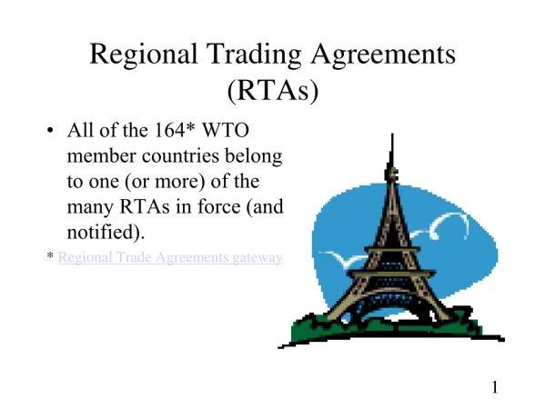 Regional Trading Agreements (RTAs)