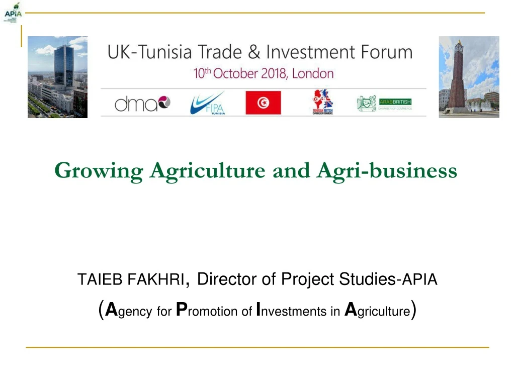 growing agriculture and agri business