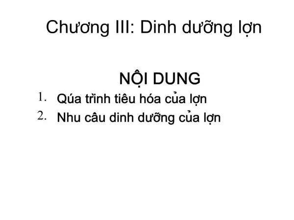 Chuong III: Dinh dung ln