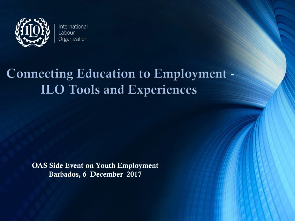 connecting education to employment ilo tools