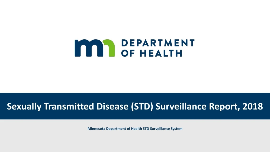 sexually transmitted disease std surveillance report 2018