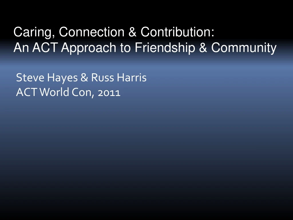 steve hayes russ harris act world con 2011