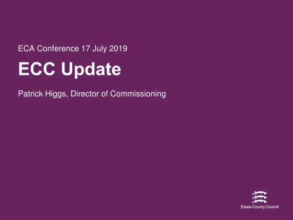 ECC Update
