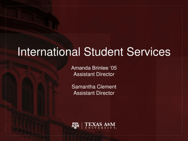 International Student Services