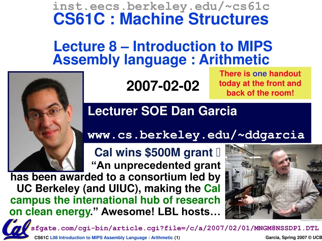 inst eecs berkeley edu cs61c cs61c machine