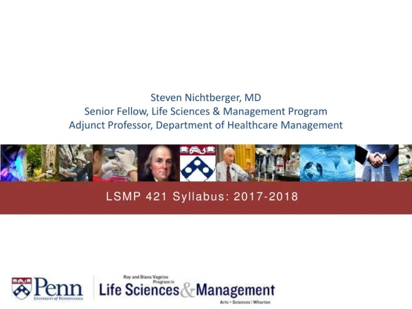 LSMP 421 Syllabus : 2017-2018