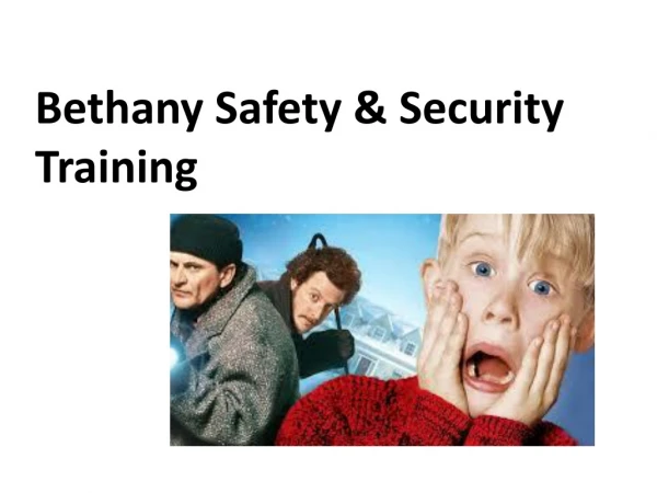 Bethany Safety &amp; Security Training