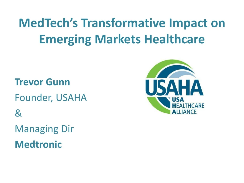 medtech s transformative impact on emerging markets healthcare