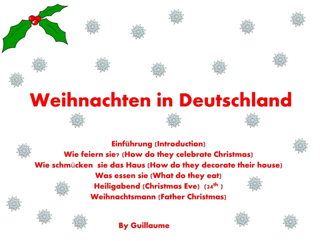 weihnachten in deutschland