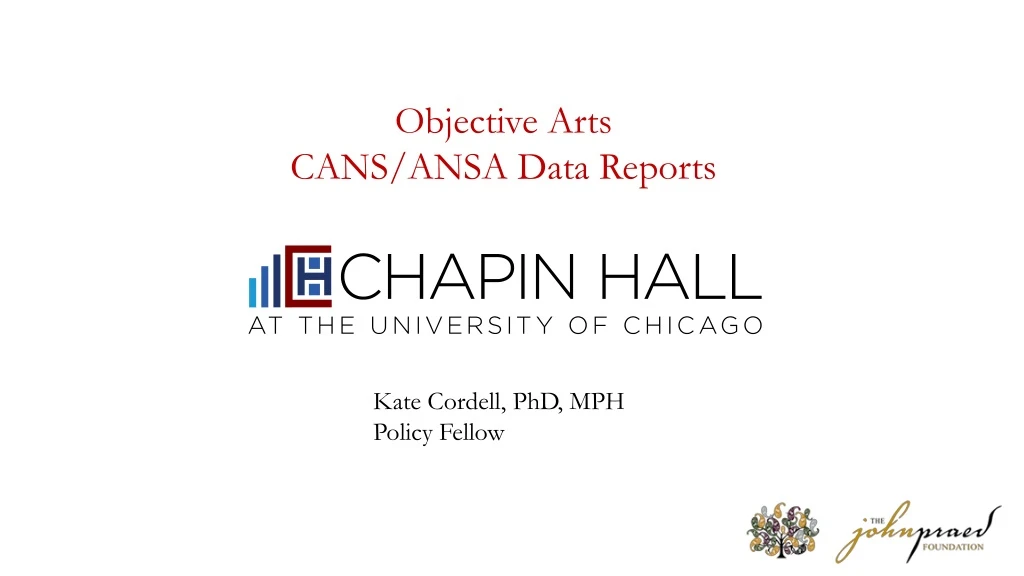 objective arts cans ansa data reports