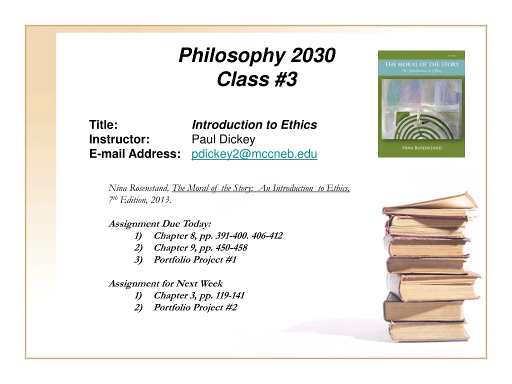 philosophy 2030 class 3