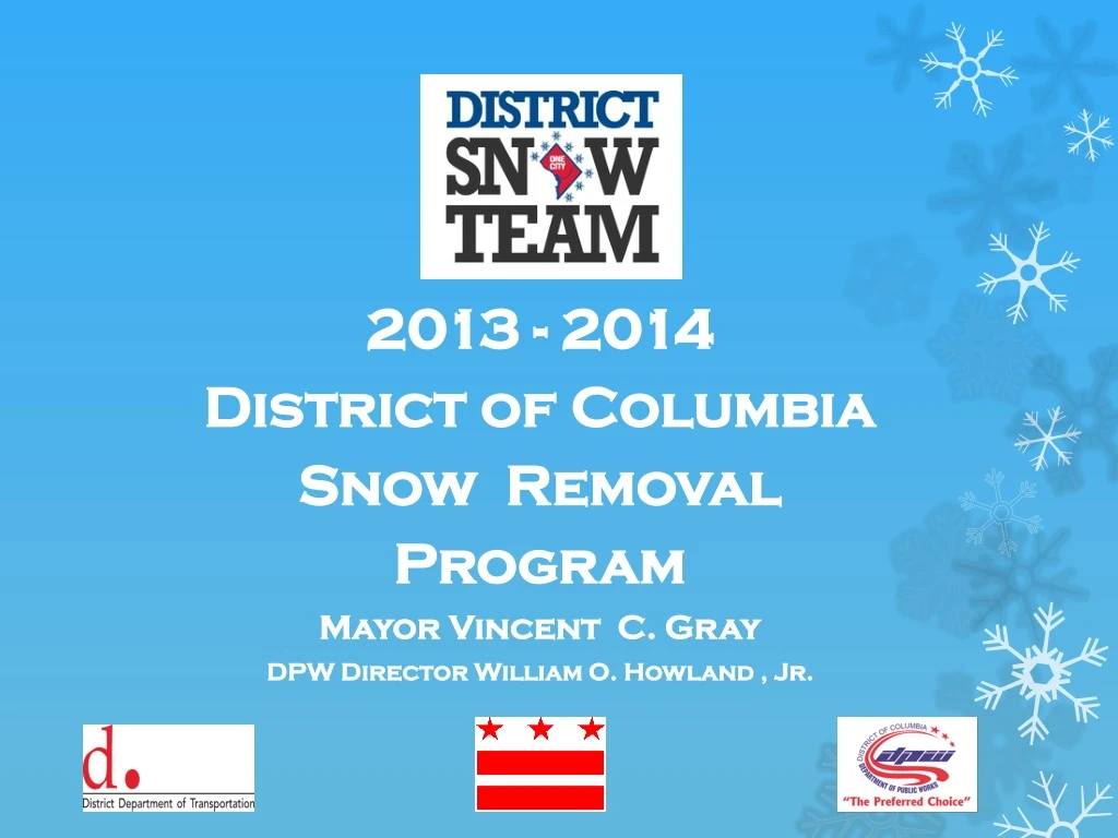 2013 2014 district of columbia snow removal