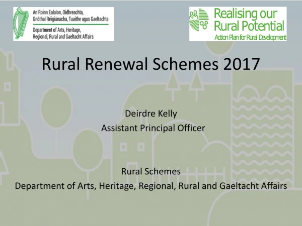 Rural Renewal Schemes 2017