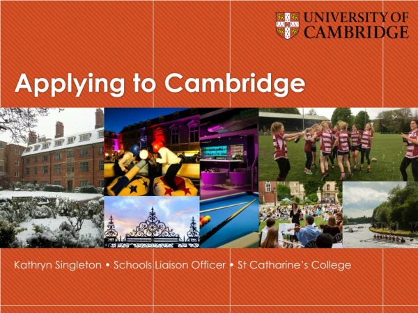 Applying to Cambridge