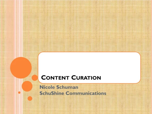 Content Curation