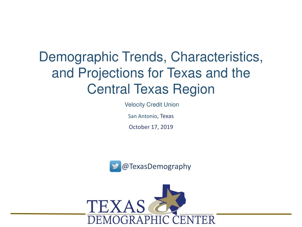 demographic trends characteristics