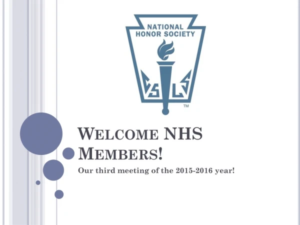Welcome NHS Members!