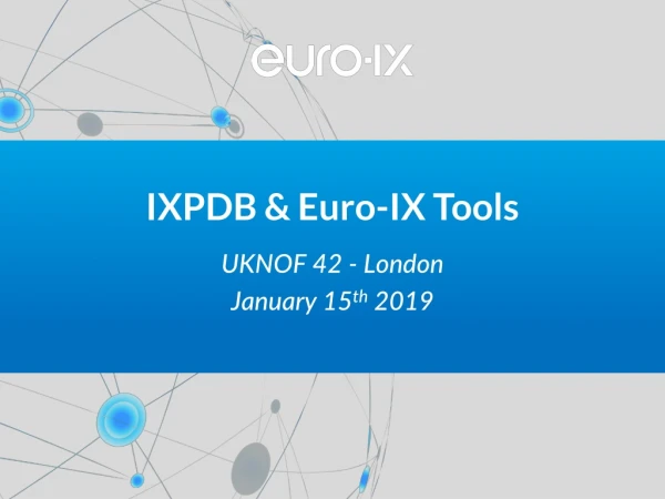 IXPDB &amp; Euro-IX Tools