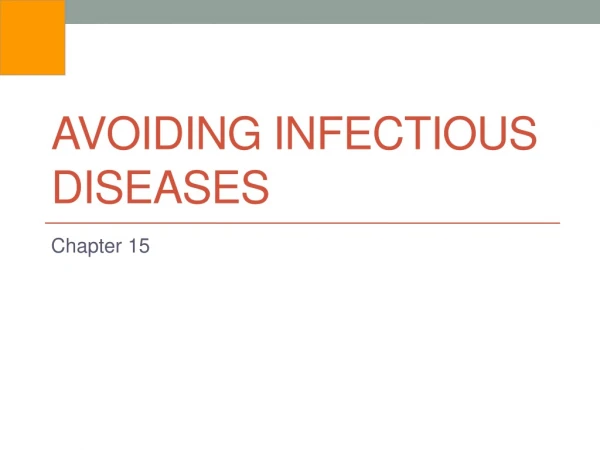 Avoiding Infectious diseases