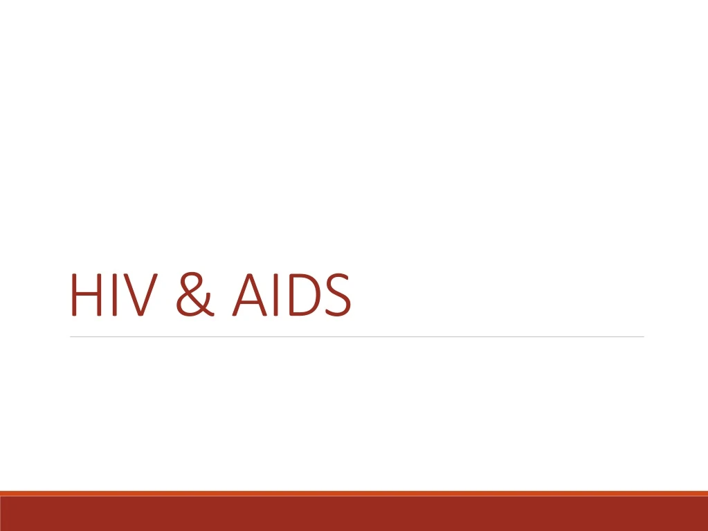 hiv aids