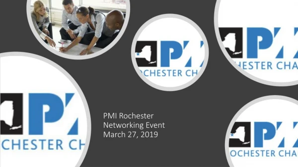 PMI Rochester Networking Event March 27, 2019