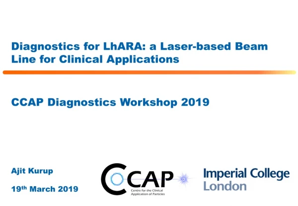 Diagnostics for LhARA : a Laser-based Beam Line for Clinical Applications
