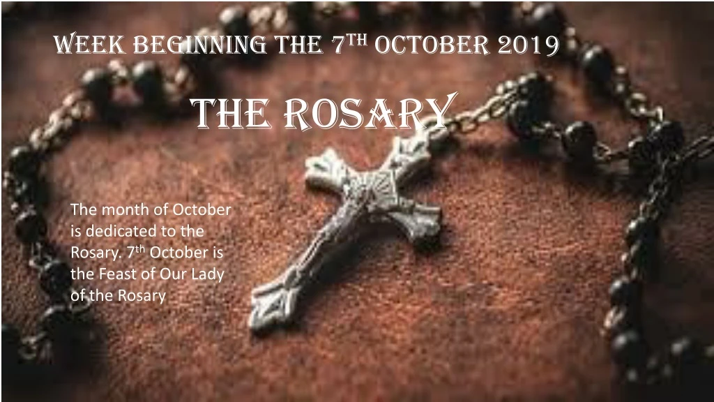 the rosary