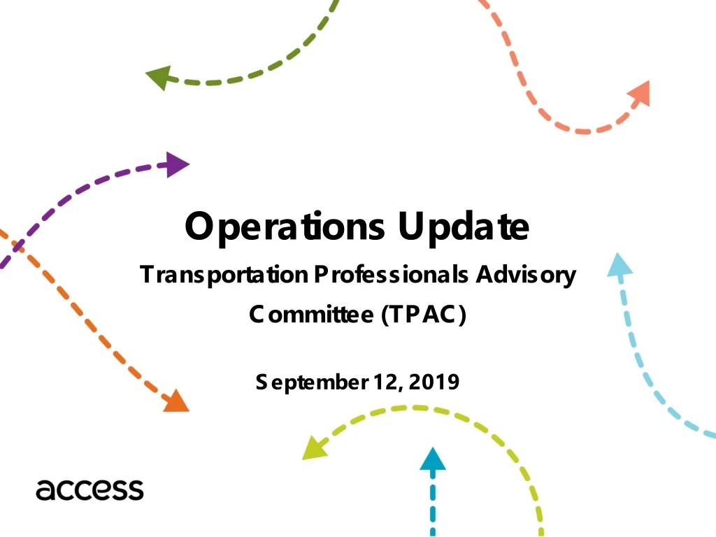 operations update transportation professionals