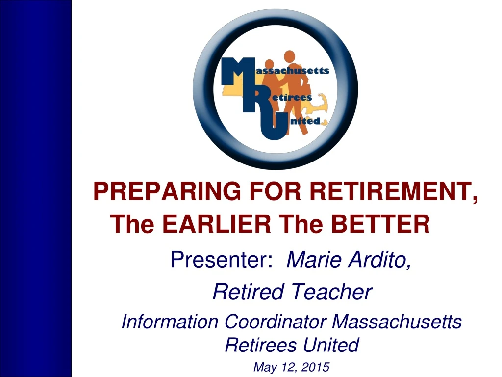 preparing for retirement the earlier the better