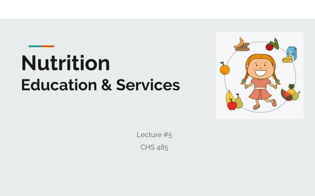 nutrition education services