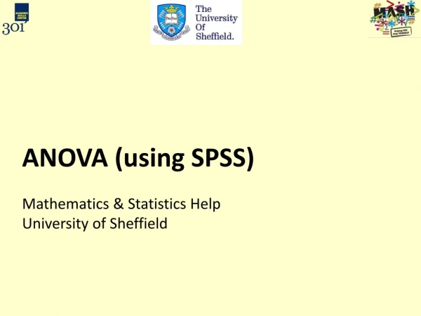 ANOVA (using SPSS) Mathematics &amp; Statistics Help University of Sheffield