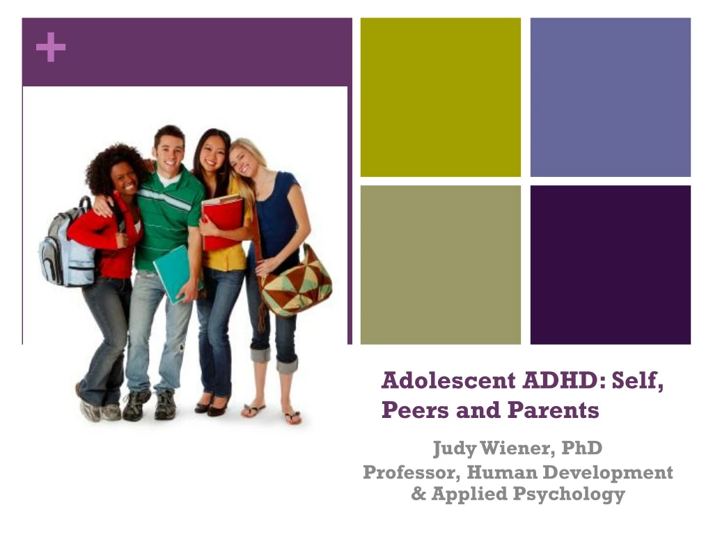 adolescent adhd self peers and parents