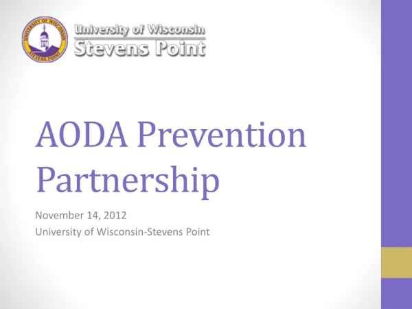 AODA Prevention Partnership