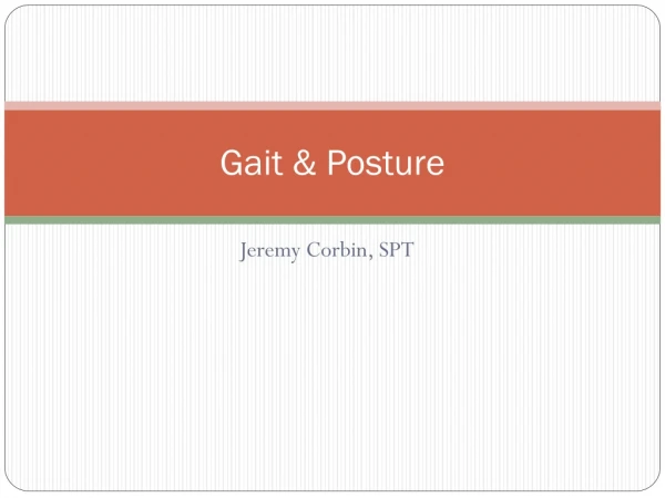 Gait &amp; Posture