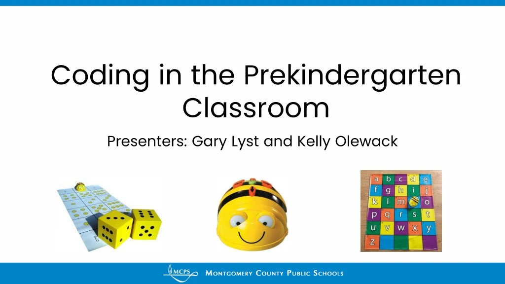coding in the prekindergarten classroom