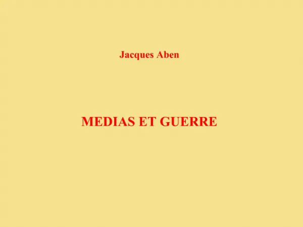 Jacques Aben