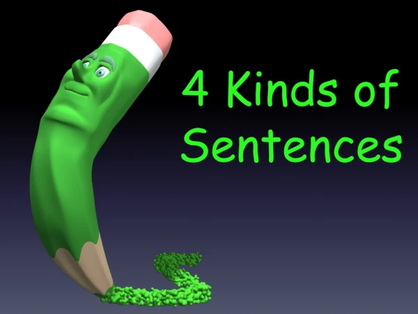 4 Kinds of Sentences