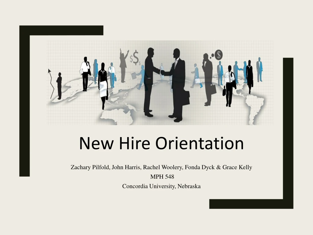 new hire orientation